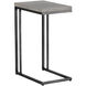 Sawyer 26 X 19.75 inch Black / Grey Outdoor End Table